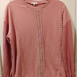 Easel Lightweight Sweatshirt w Front Embroidery